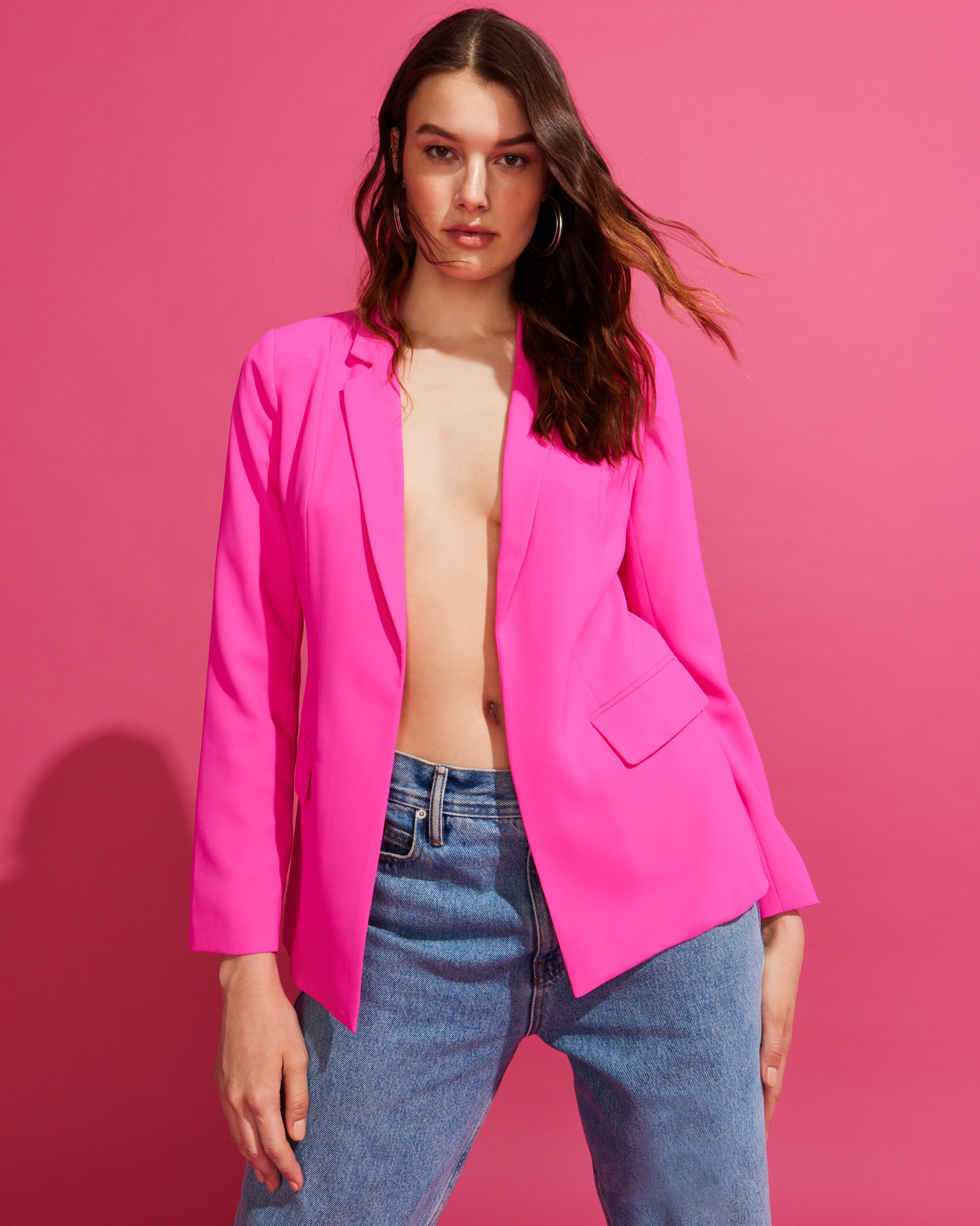 HOT PINK BLAZER – Steve Madden